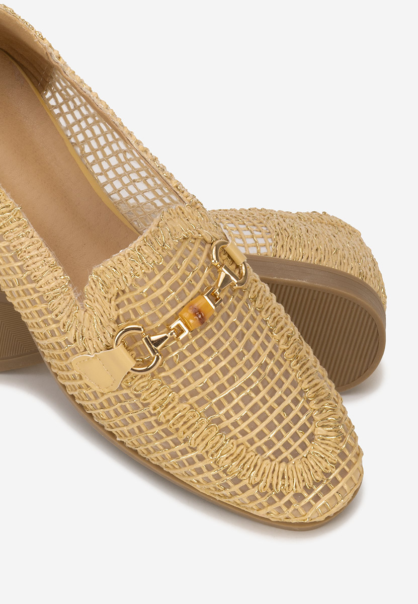 Béžové dámské mokasíny Jayna