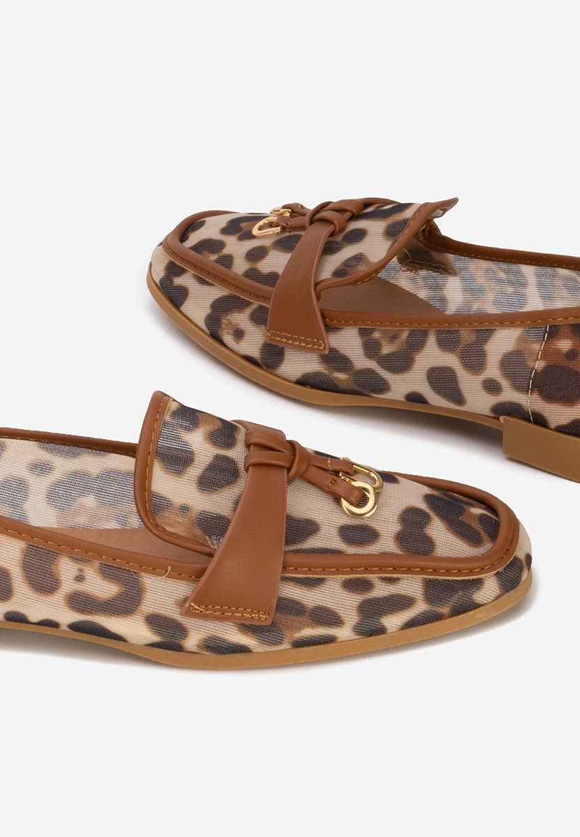 Camelové dámské letní mokasíny Yassenia