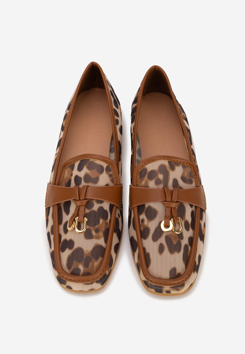 Camelové dámské letní mokasíny Yassenia