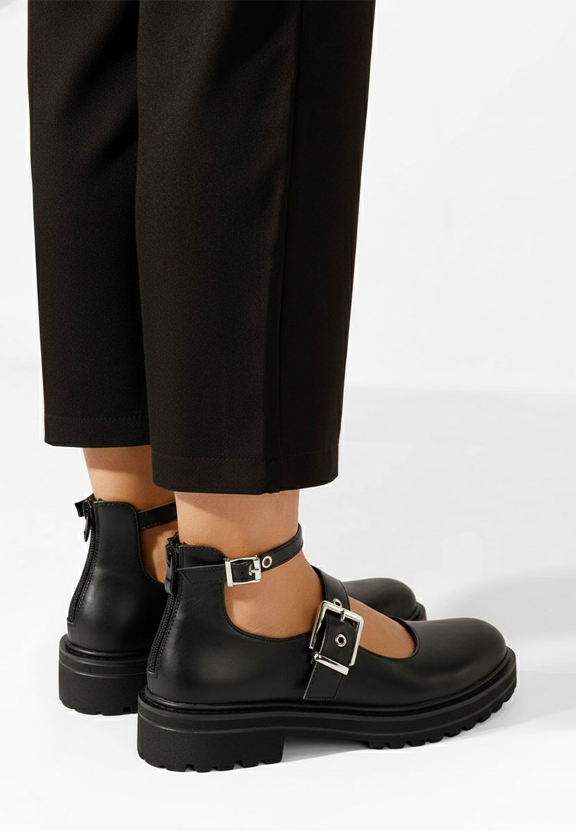 Černé dámské polobotky Malvina