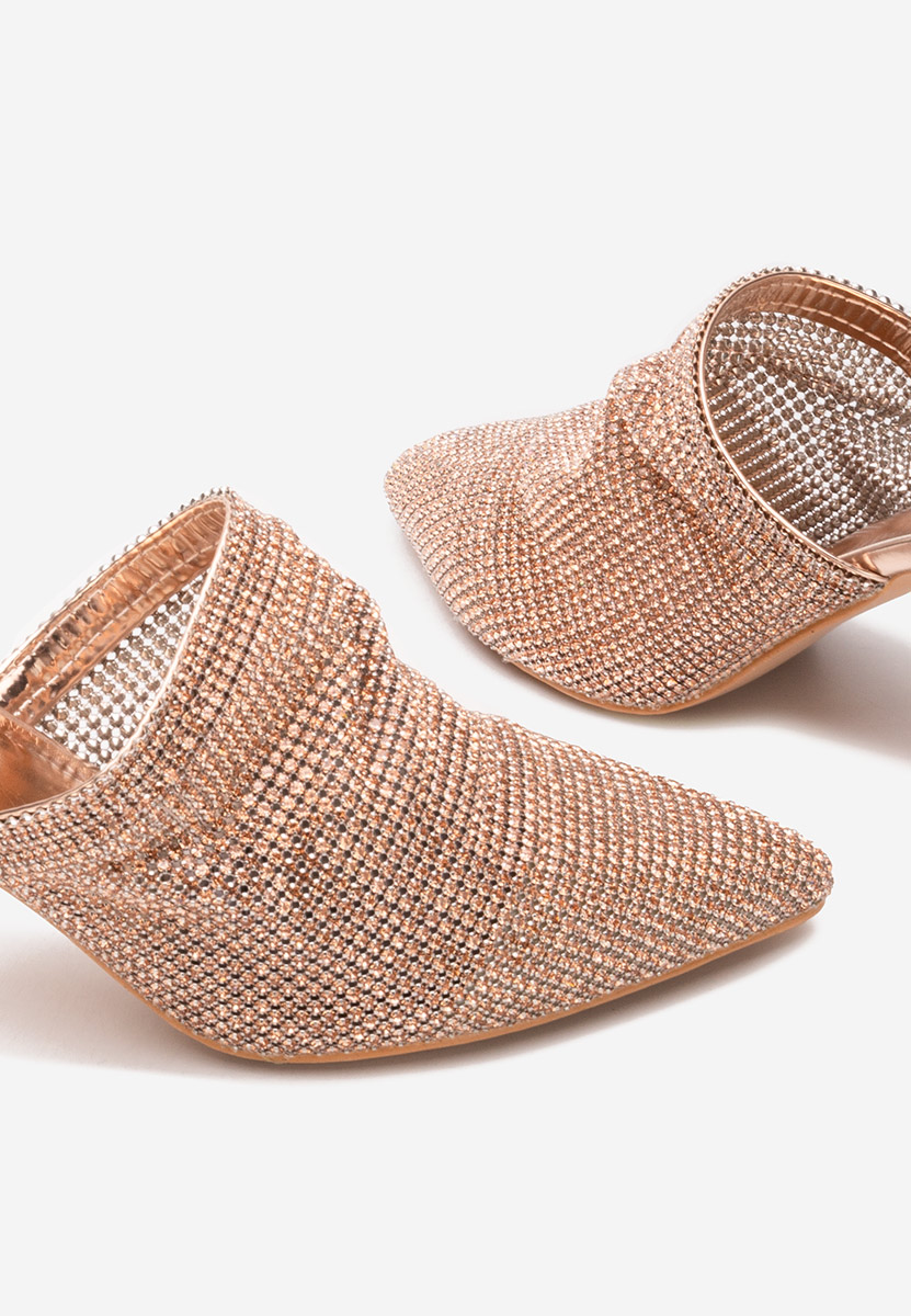 Champagne detské pantofle Vanelsa