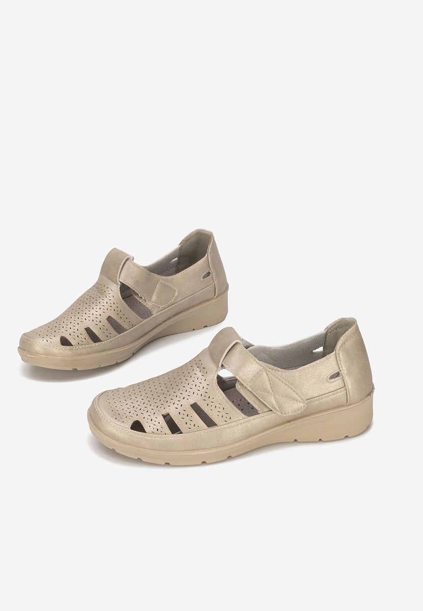 Zlaté dámské espadrilky Gerania