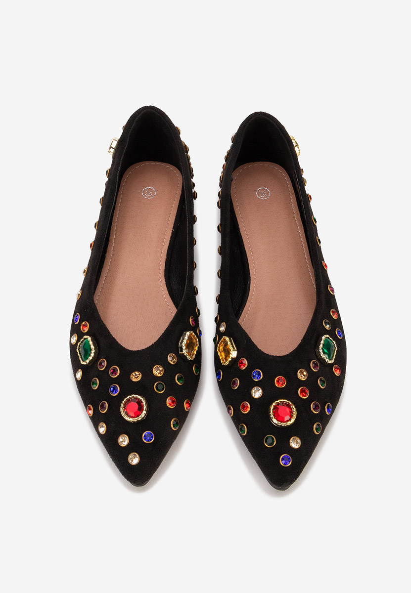 Černé dámské baleríny Fredricka