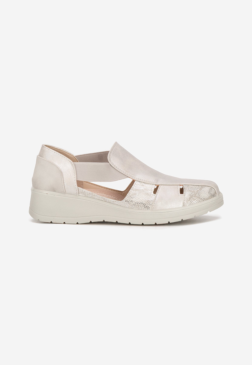 Stribrné dámské espadrilky Grazyna