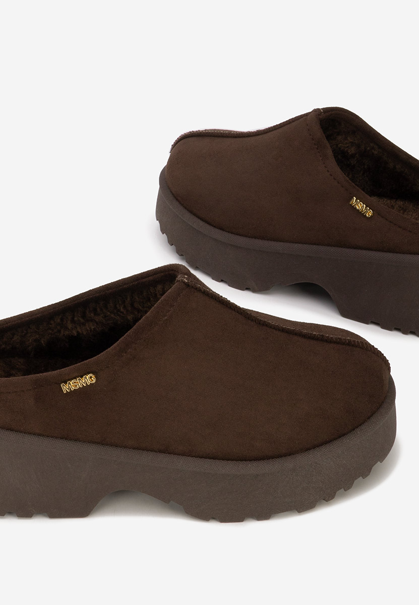 Hnedé dámské dřeváky Veyra V2