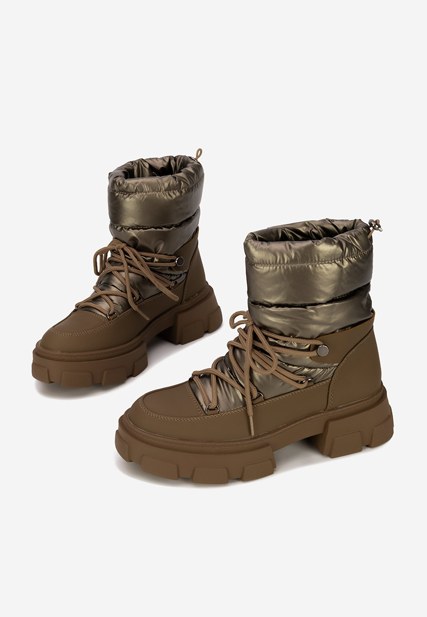 Hnedé dámské sněhule Izbora