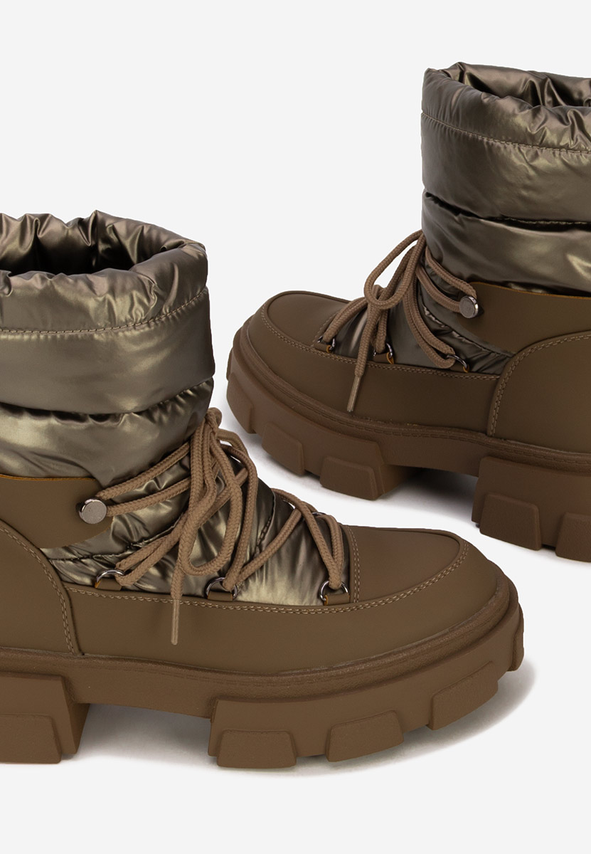 Hnedé dámské sněhule Izbora