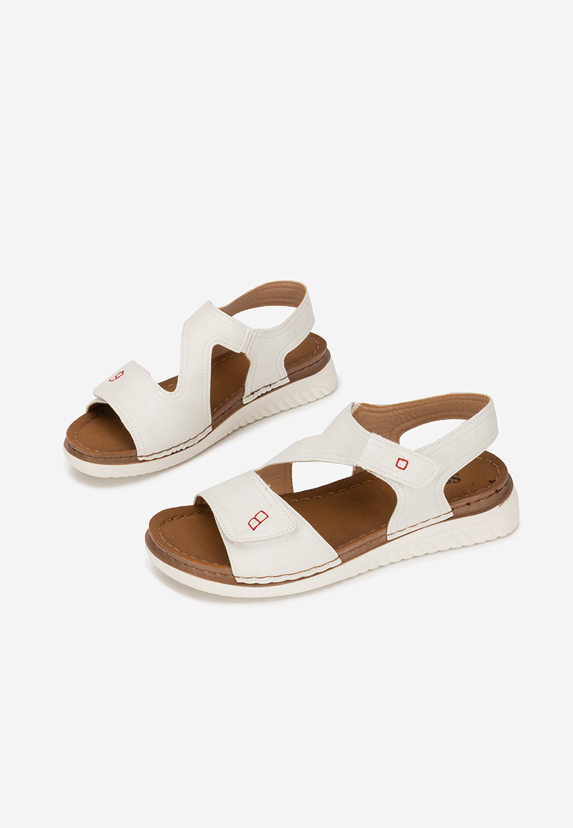 Bílé dámské letní sandály Metina V2