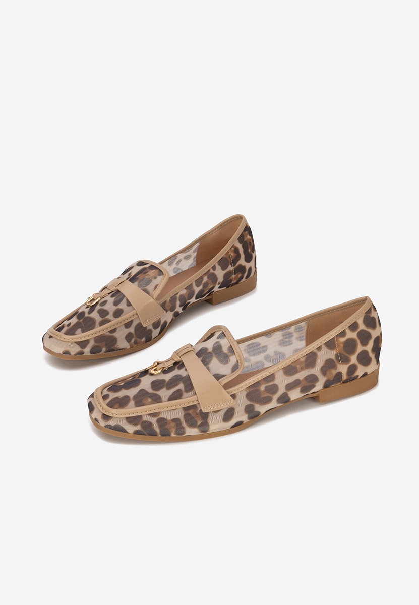 Béžové dámské letní mokasíny Yassenia