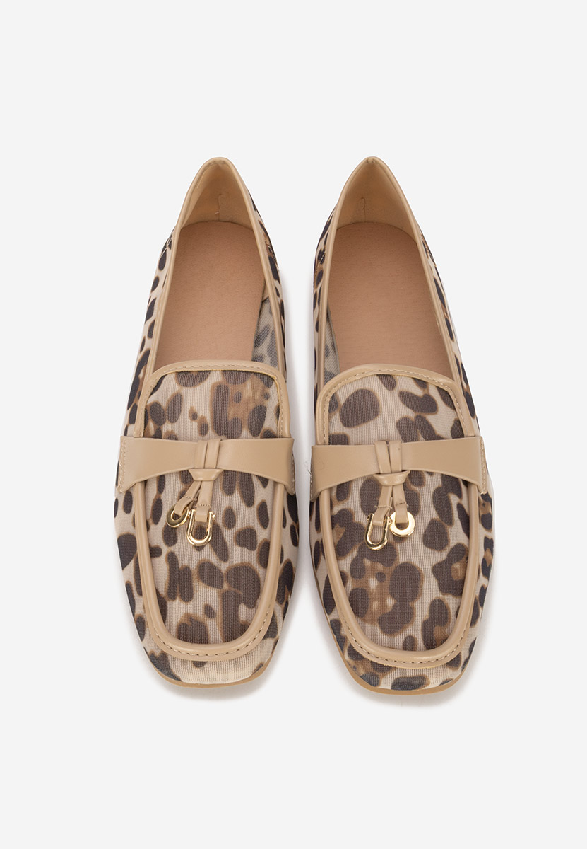 Béžové dámské letní mokasíny Yassenia