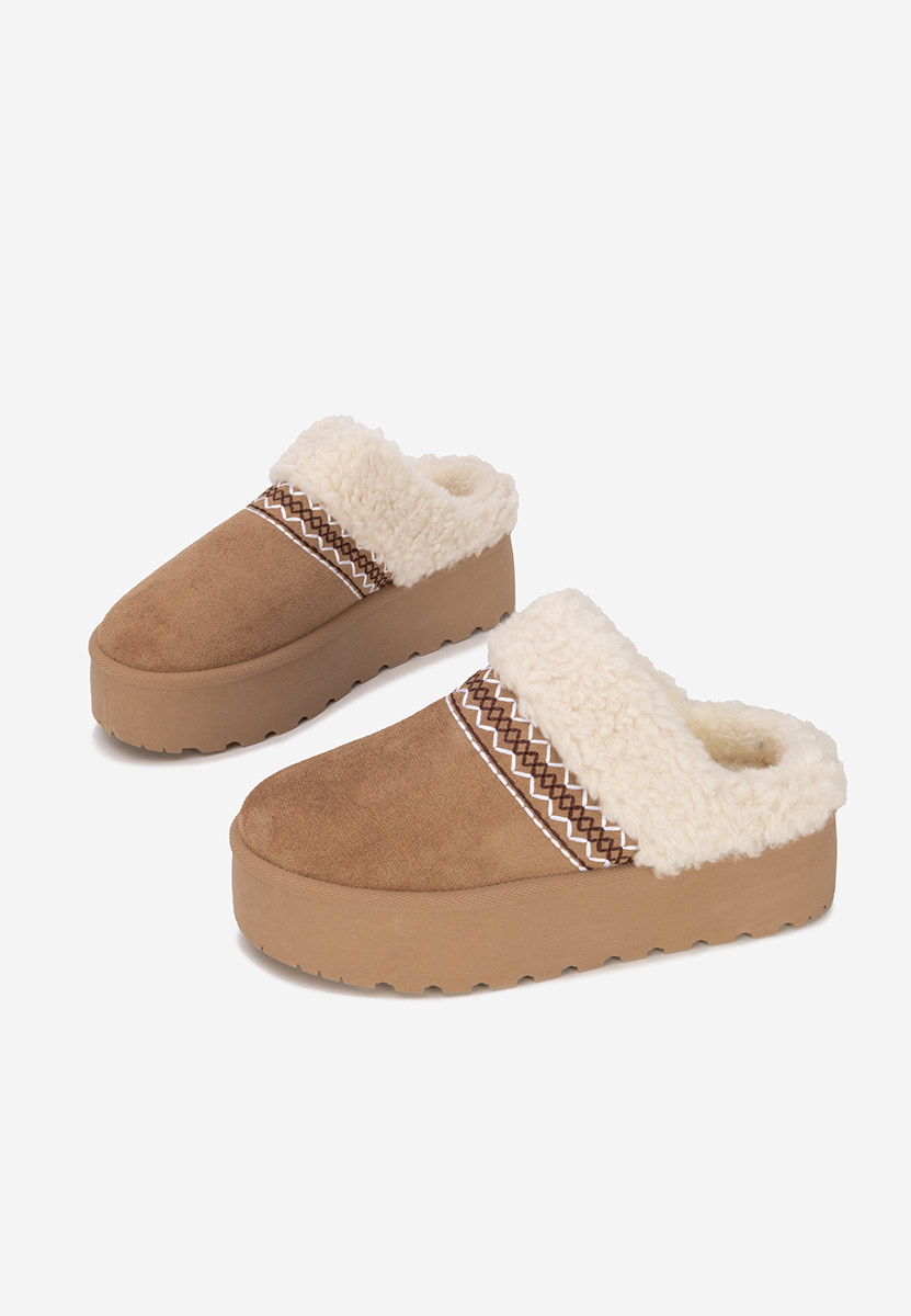 Khaki dámské dřeváky Anelisse