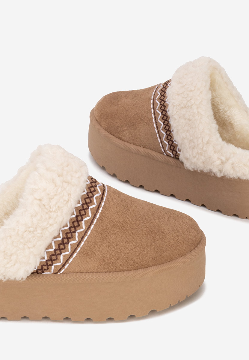 Khaki dámské dřeváky Anelisse