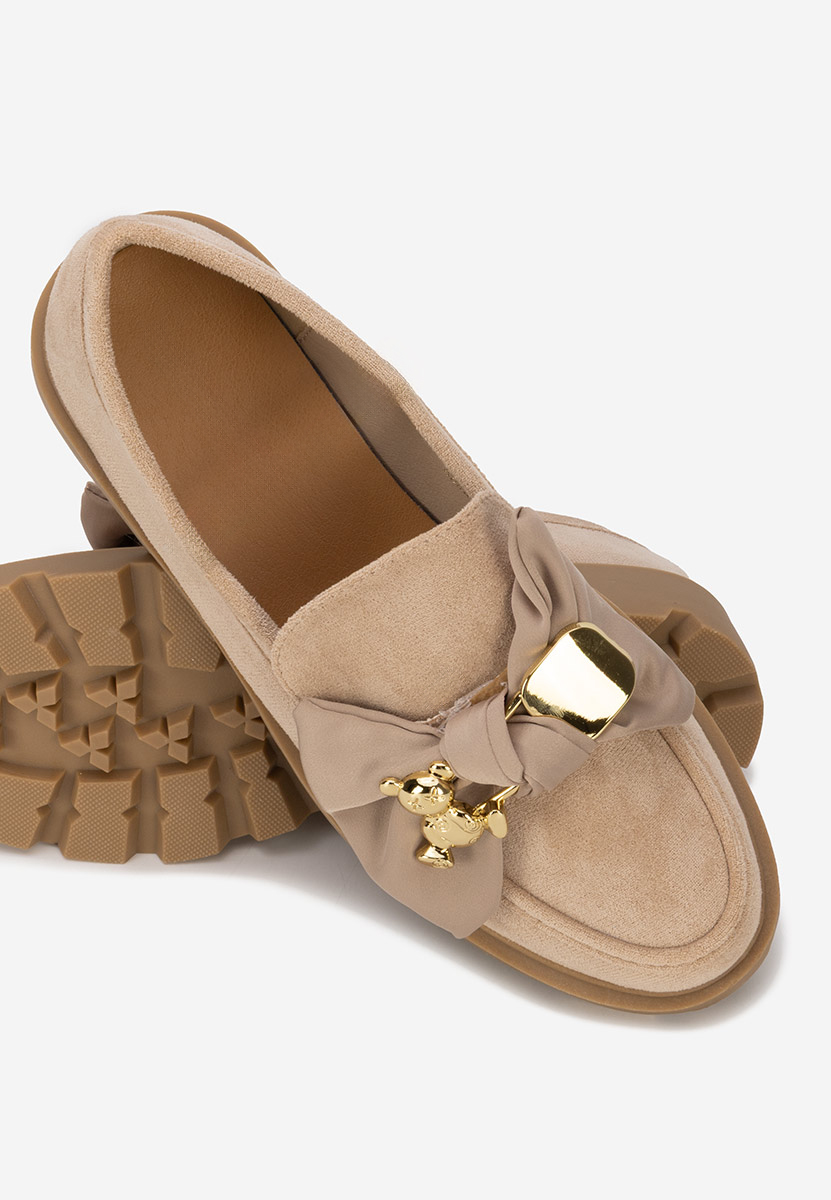 Khaki mokasíny dámské Desana