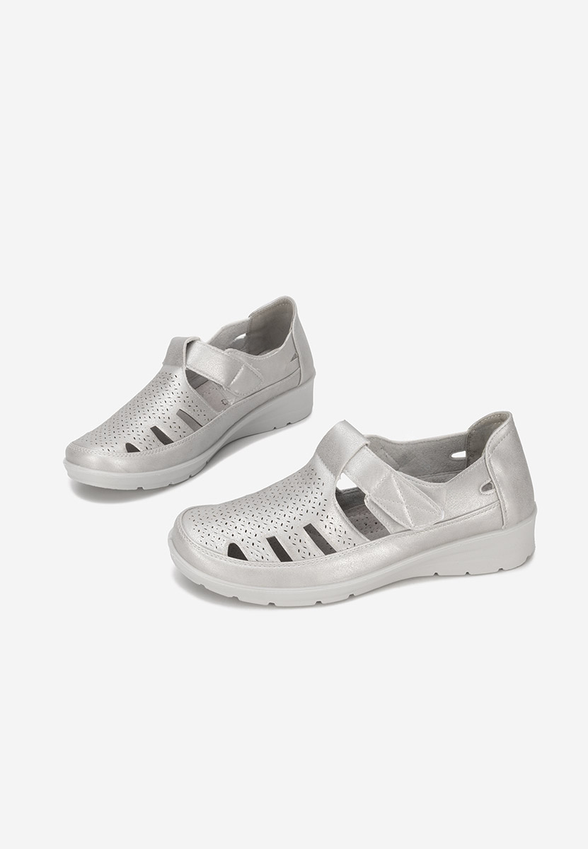 Stribrné dámské espadrilky Gerania