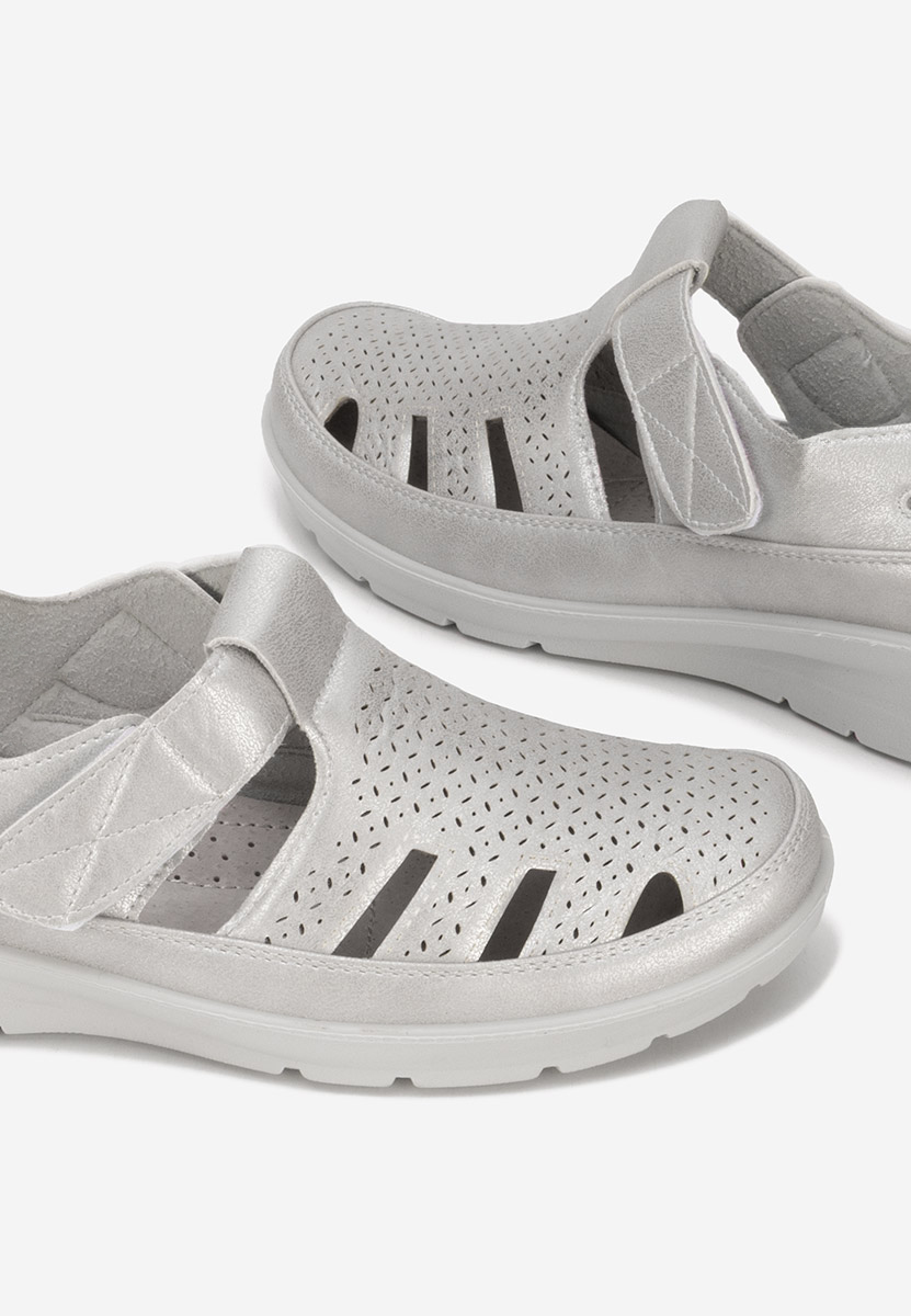 Stribrné dámské espadrilky Gerania