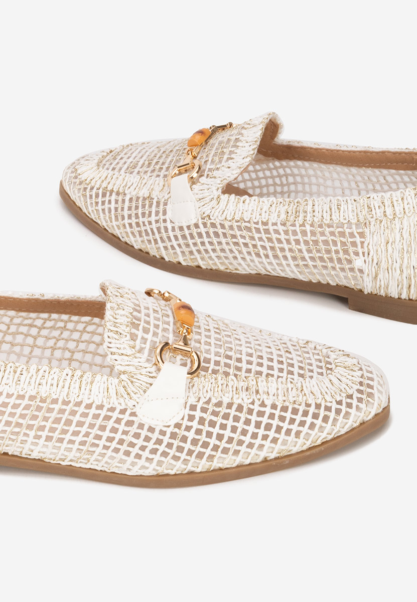 Bílé dámské mokasíny Jayna