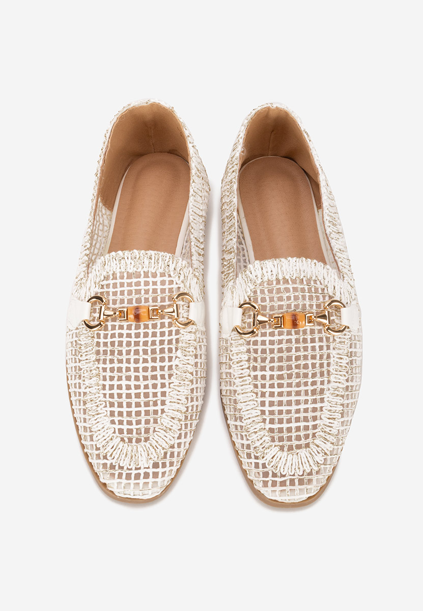 Bílé dámské mokasíny Jayna