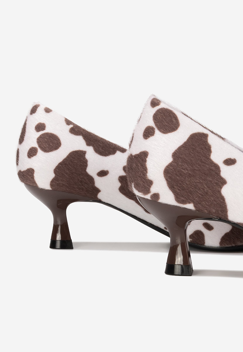 Animal print lodičky na nízkém podpatku Glimera