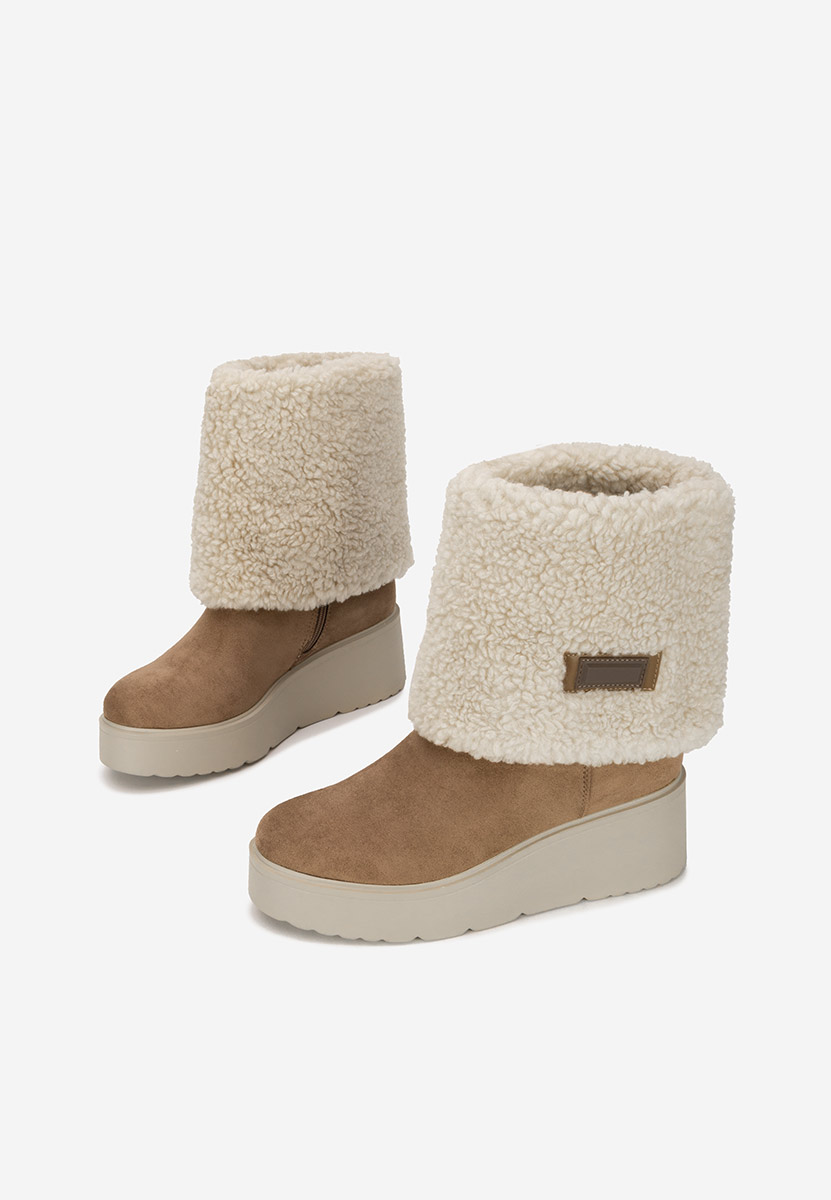 Khaki dámské zimní boty Galtea V2