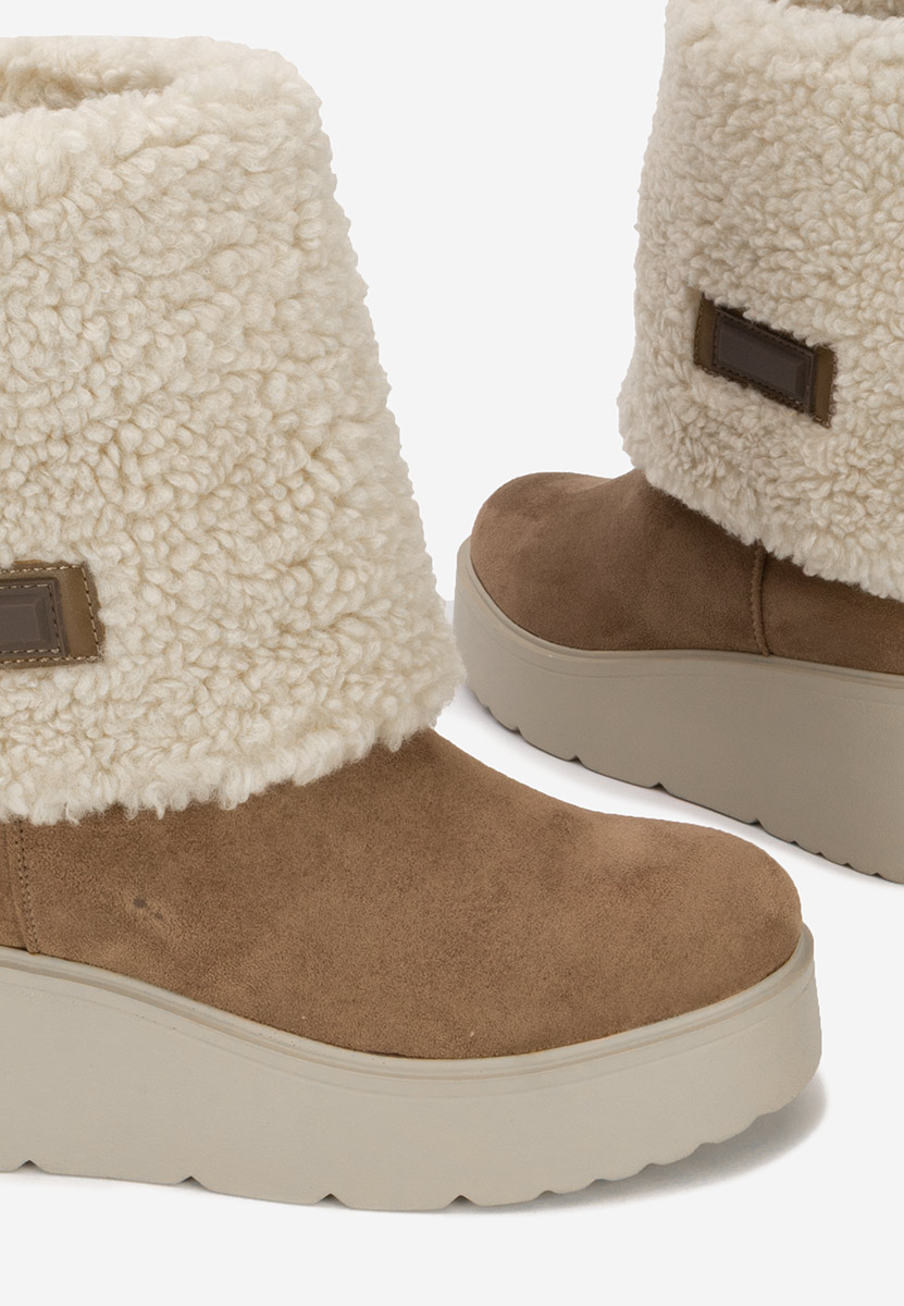 Khaki dámské zimní boty Galtea V2