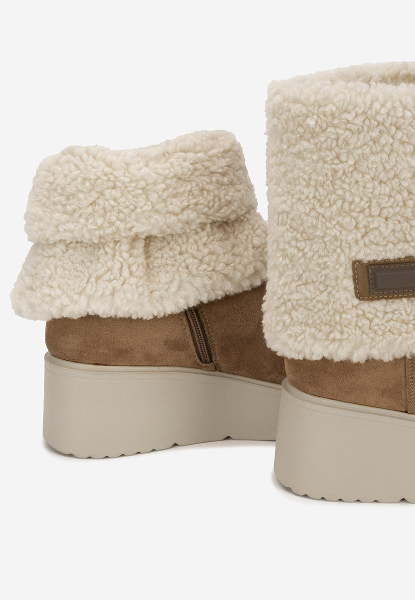 Khaki dámské zimní boty Galtea V2