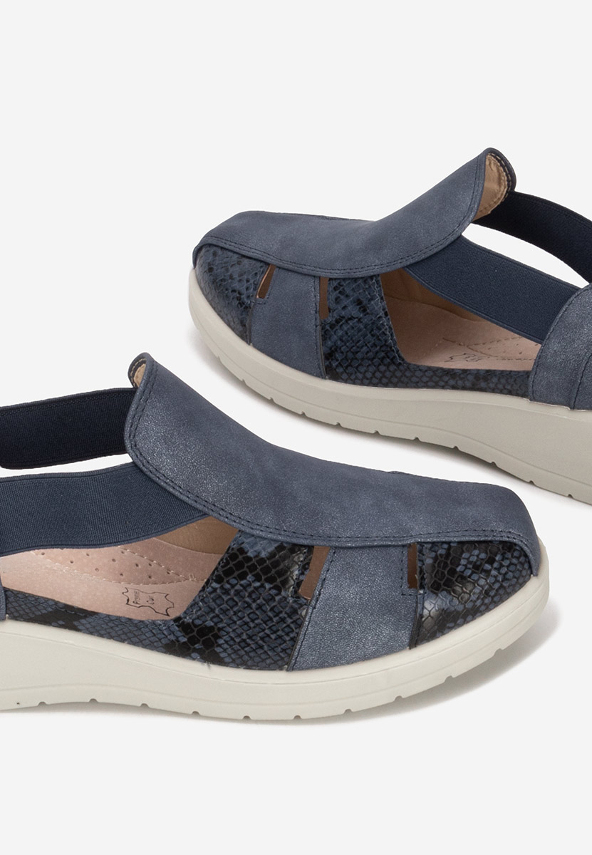 Tmavě modré dámské espadrilky Grazyna
