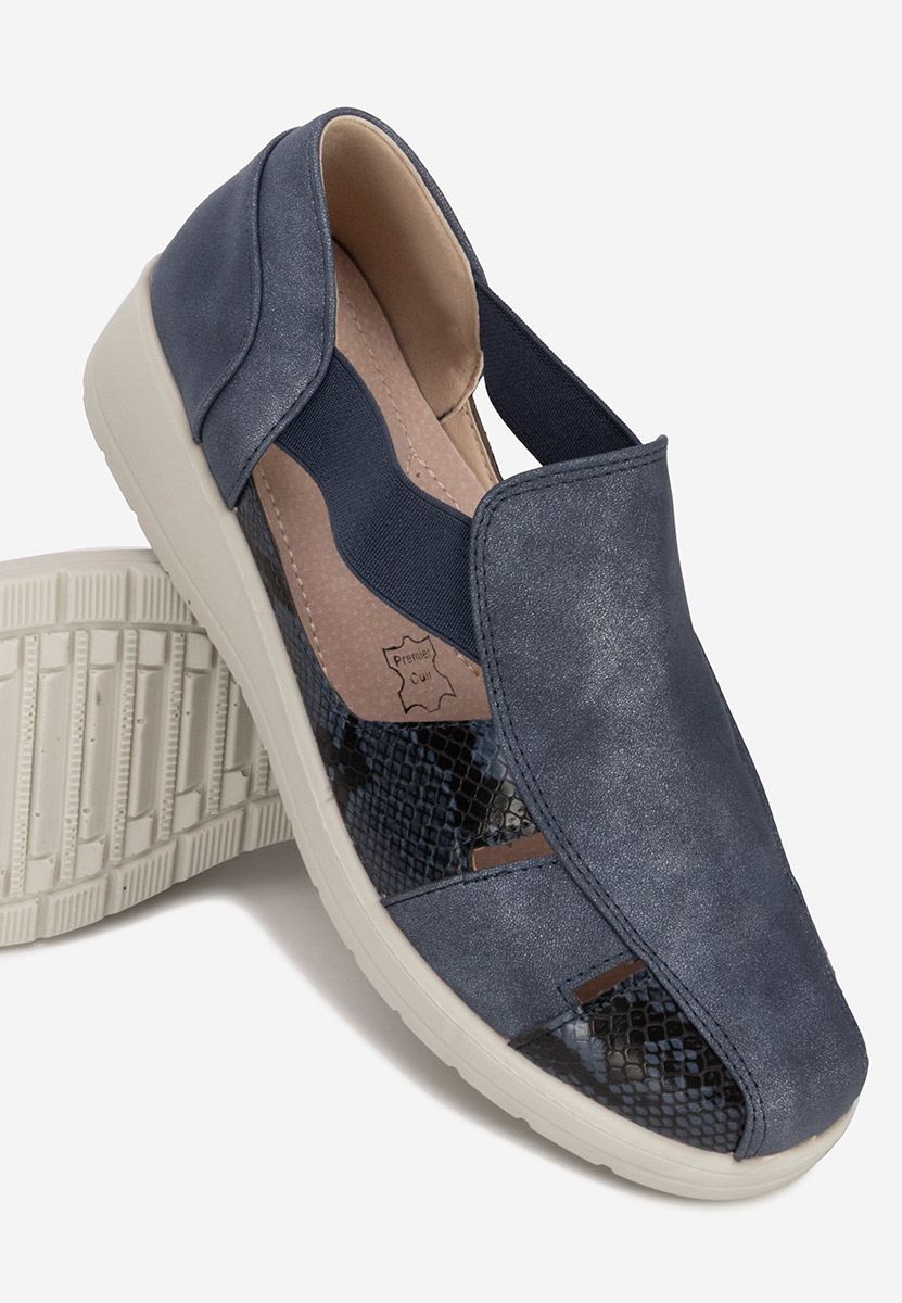 Tmavě modré dámské espadrilky Grazyna