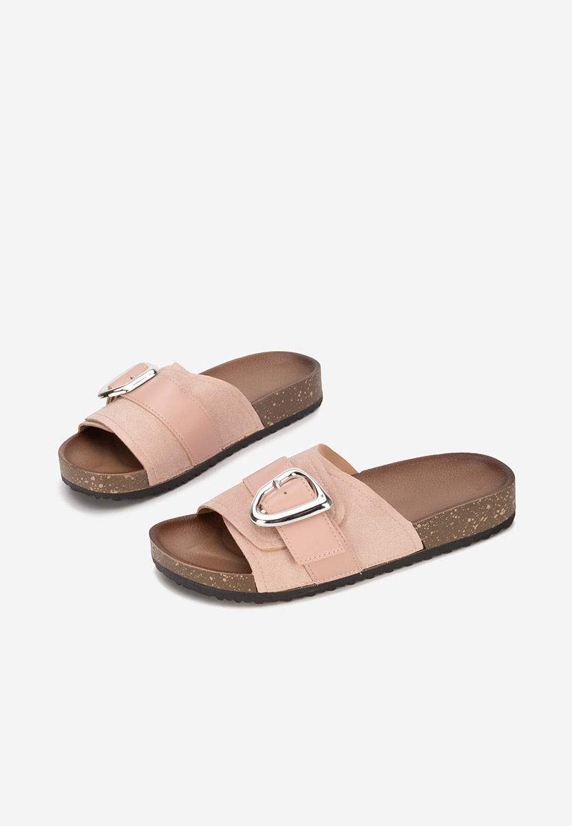 Ružové dámské pantofle Isabelle