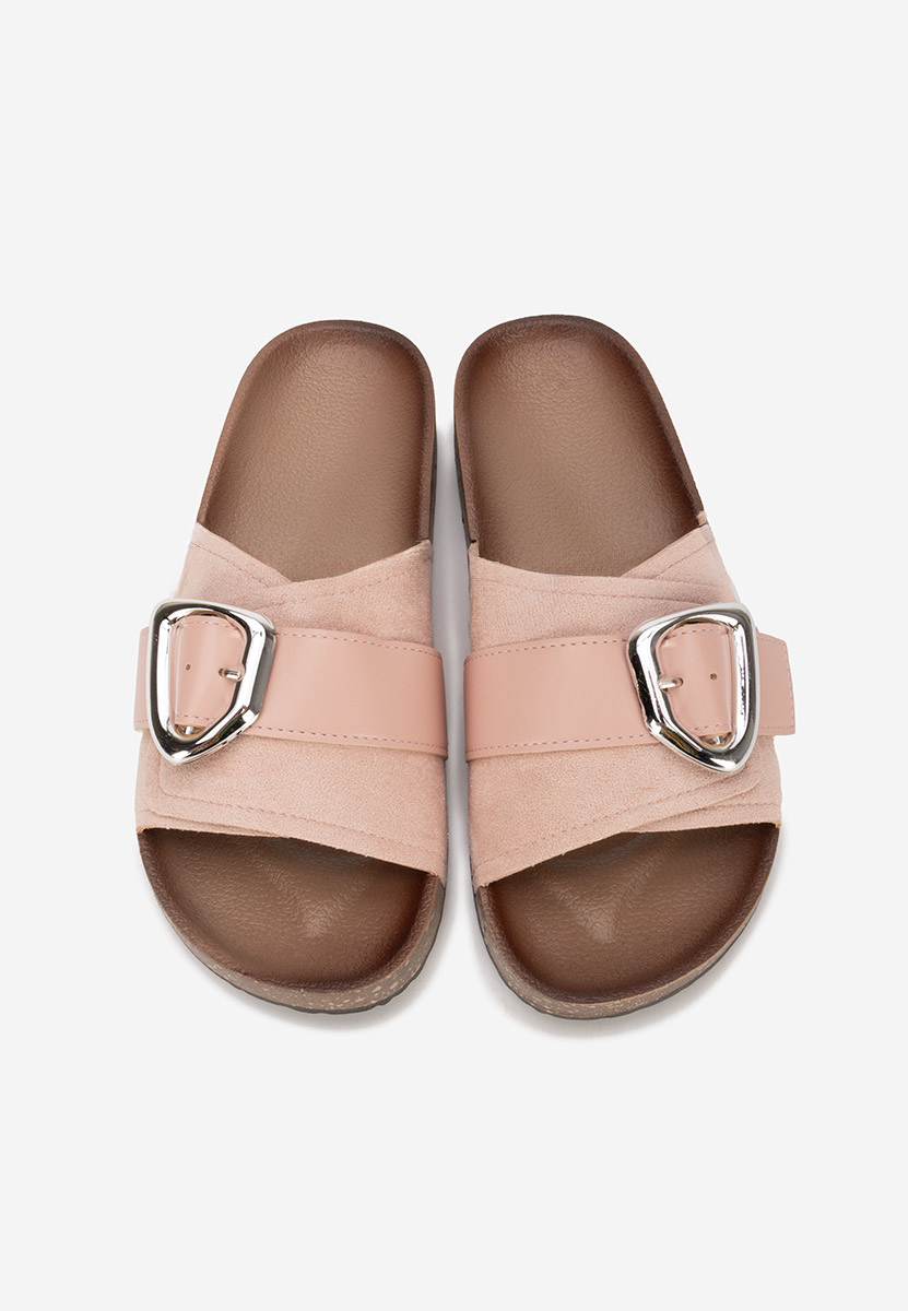 Ružové dámské pantofle Isabelle