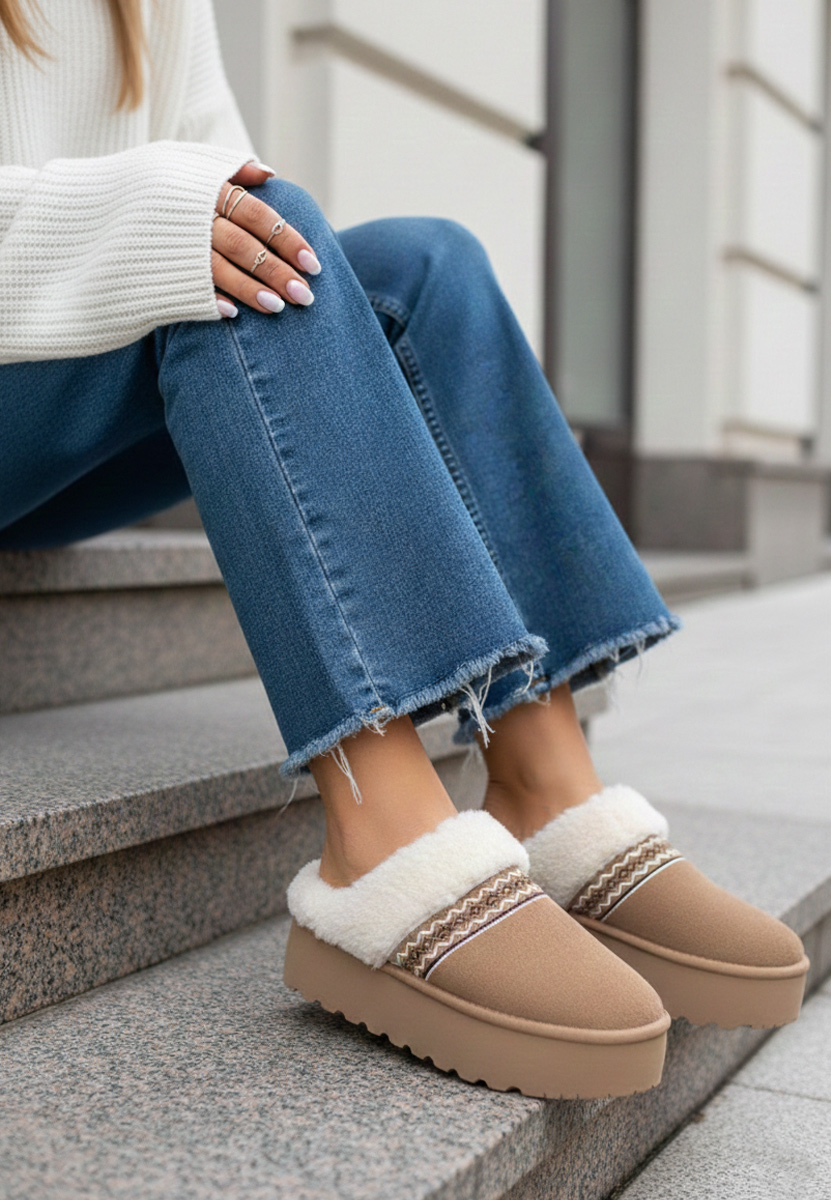 Khaki dámské dřeváky Anelisse