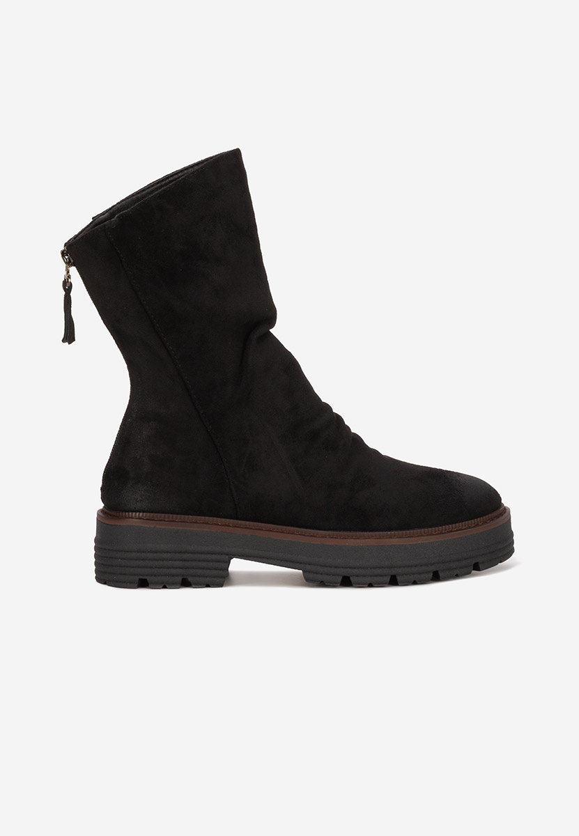 Černé nízké kozačky Tavresa