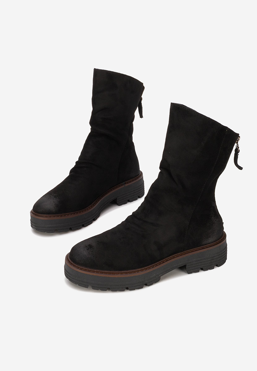 Černé nízké kozačky Tavresa