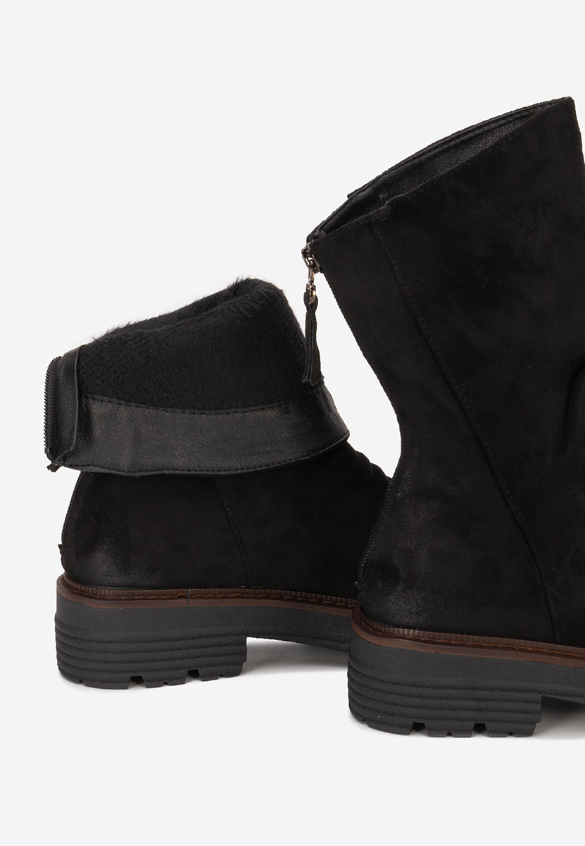 Černé nízké kozačky Tavresa