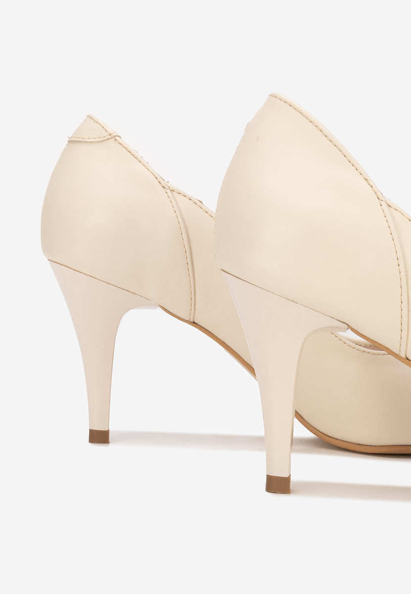 Béžové lodičky do špičky Villemomble