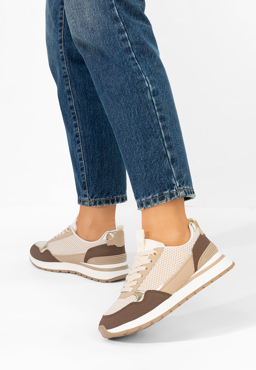 Hnedé dámské tenisky Helenia