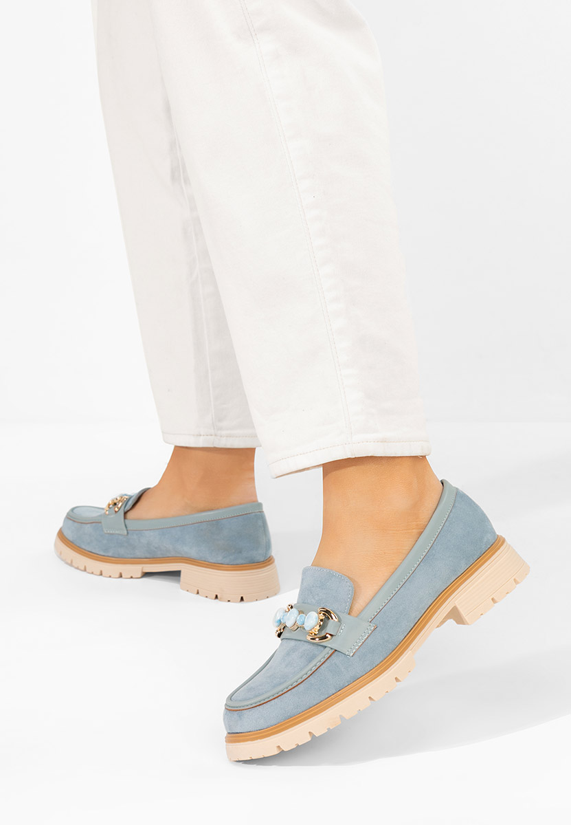 Modré dámské mokasíny Amberlin