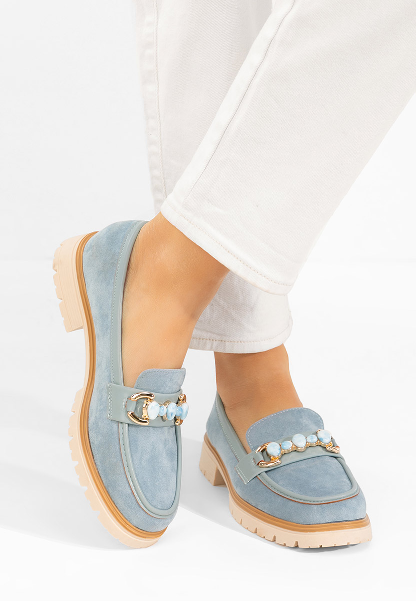 Modré dámské mokasíny Amberlin