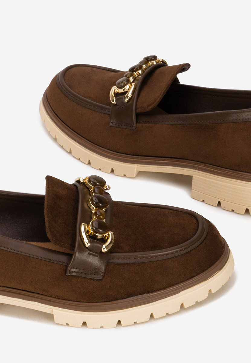 Hnedé dámské mokasíny Amberlin