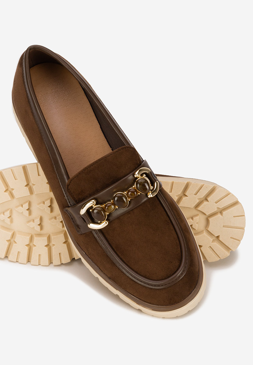 Hnedé dámské mokasíny Amberlin