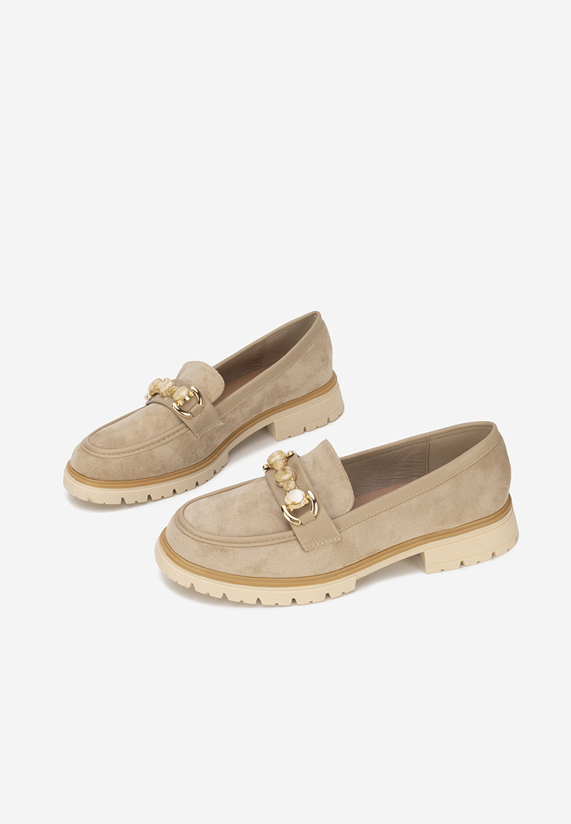 Khaki dámské mokasíny Amberlin