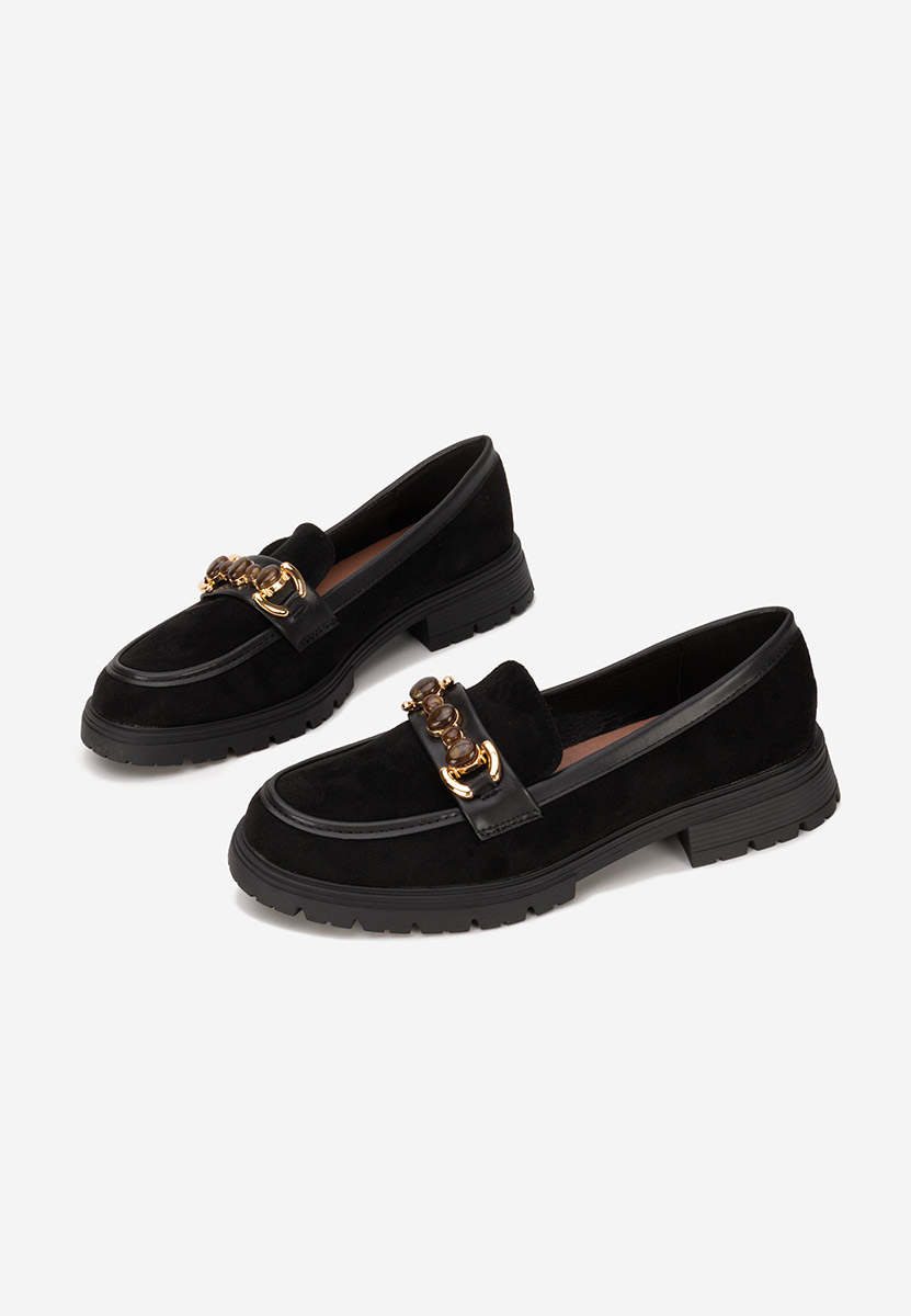 Černé dámské mokasíny Amberlin