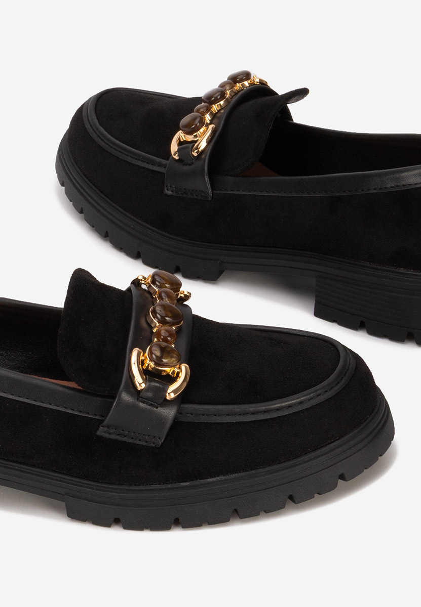 Černé dámské mokasíny Amberlin