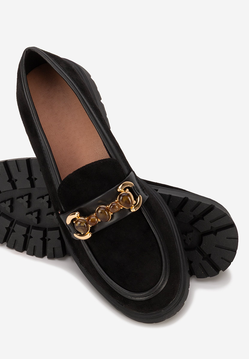 Černé dámské mokasíny Amberlin