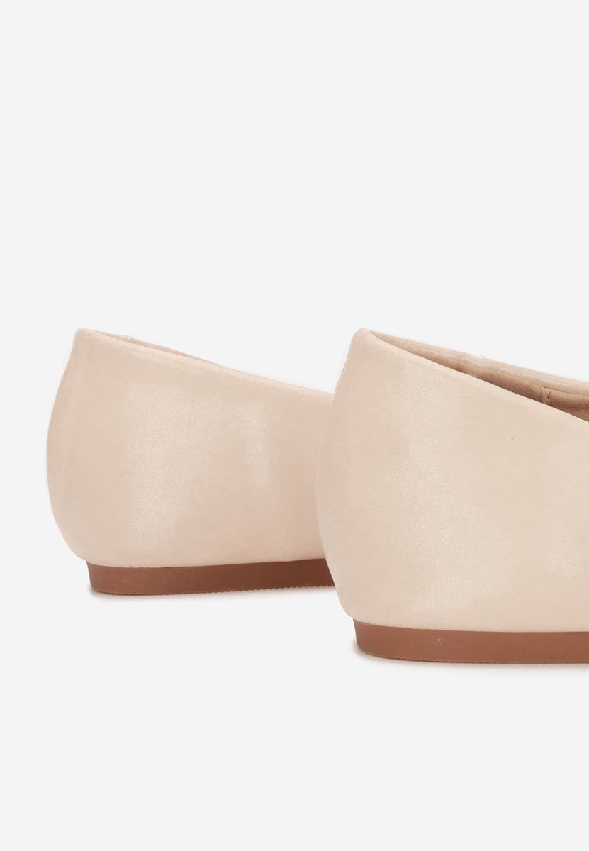 Béžové dámské baleríny Izaura