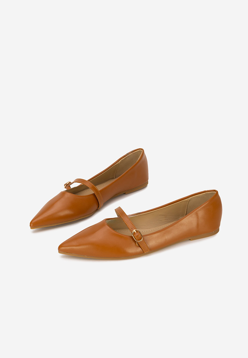 Camelové dámské baleríny Izaura