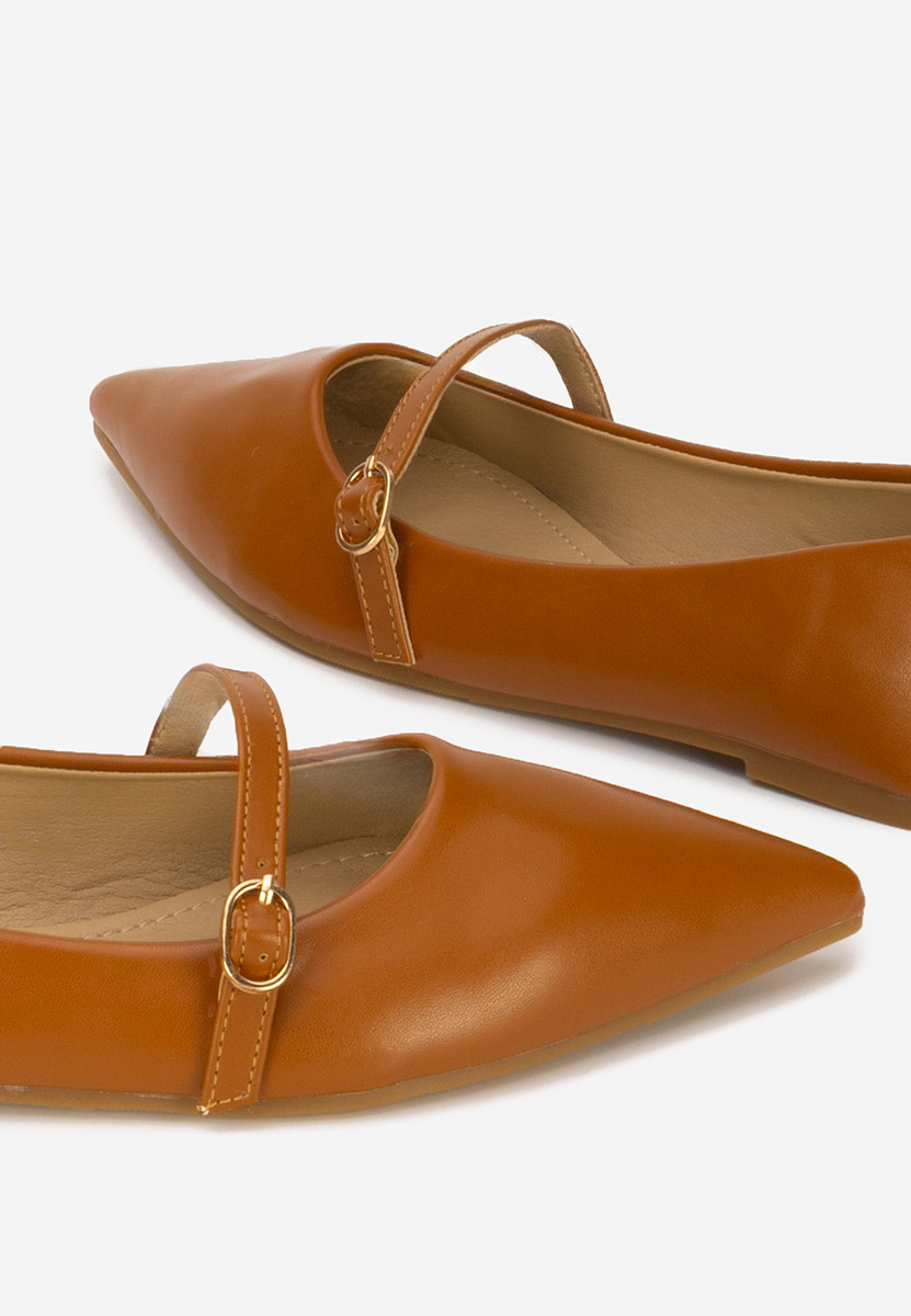 Camelové dámské baleríny Izaura