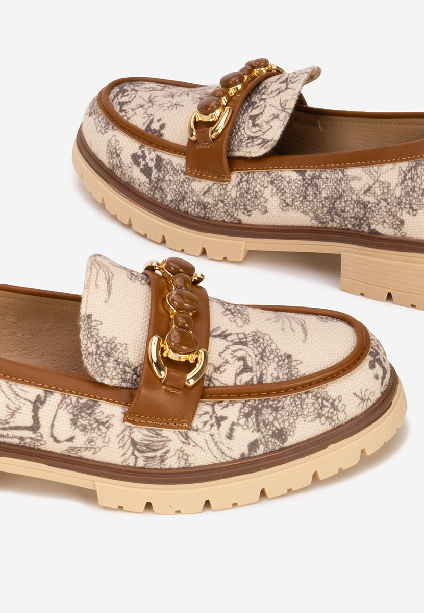 Camelové dámské mokasíny Amberlin