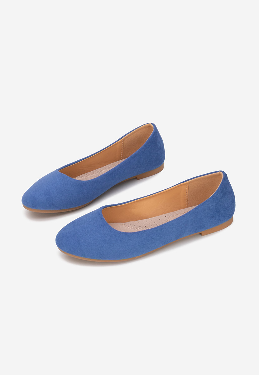 Modré dámské baleríny Agappia