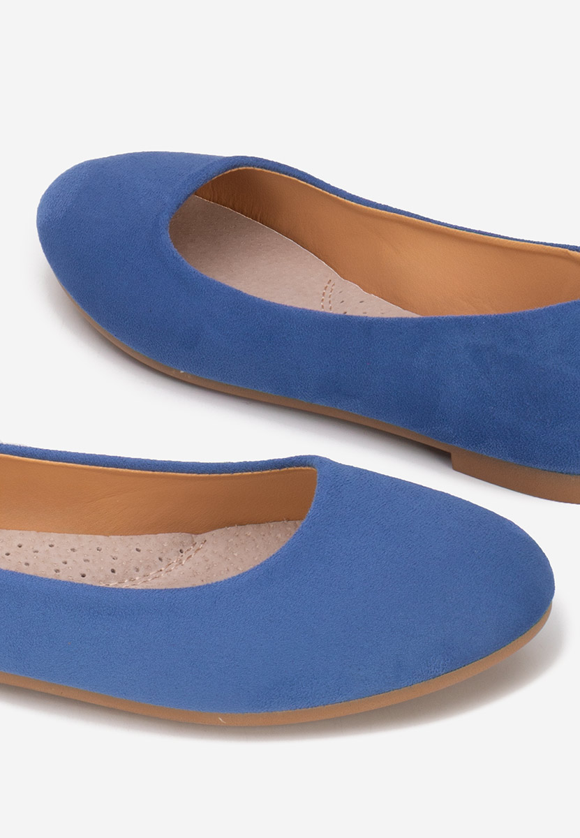 Modré dámské baleríny Agappia