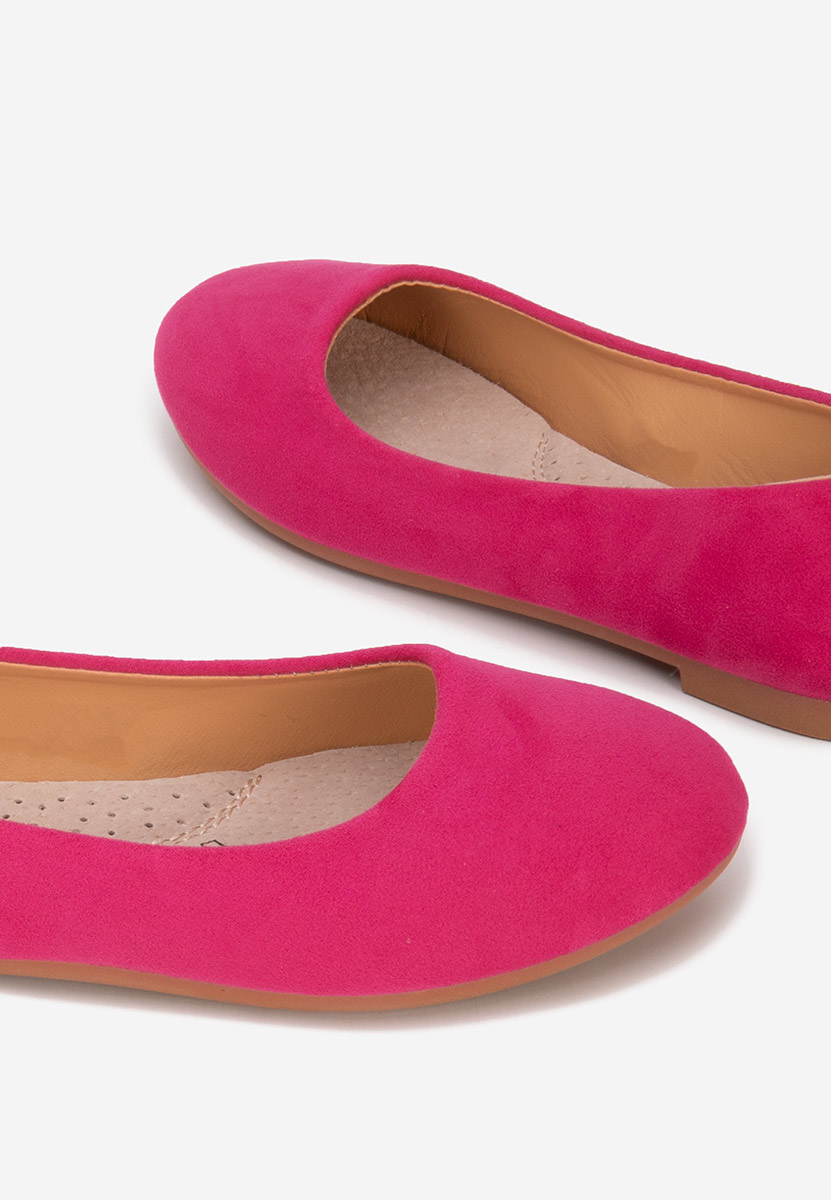 Fuchsiové dámské baleríny Agappia